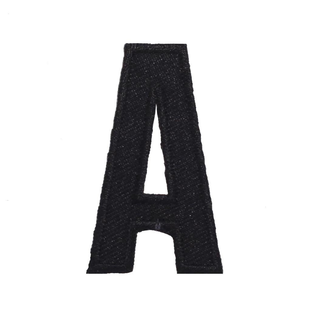 2X Weiß Buchstaben Aufbügeln Aufnäher A-Z Gestickte Kleidung Abzeichen Motiv DIY