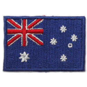 Aufnäher New Zealand Feder Patch Flagge Fahne 