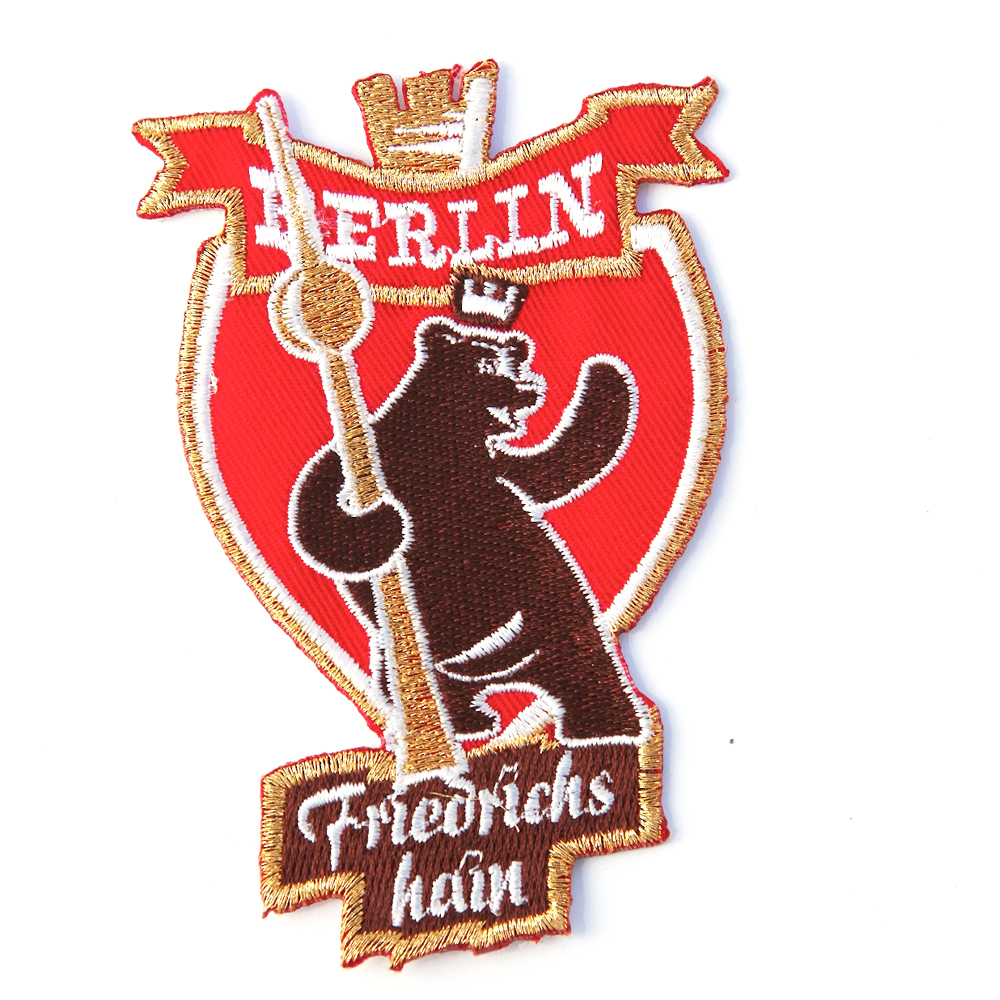 Wappen von Berlin 3-TEILIG-SET Rückenaufnäher Patch Berlin Deutschland 