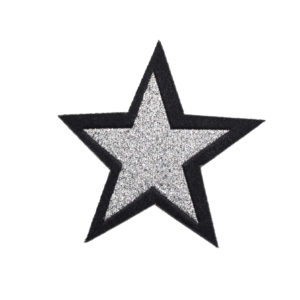 SILVER BLACK STAR